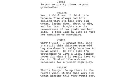 Image result for Dialogue Script Example