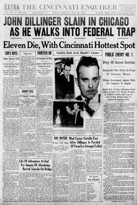 John Dillinger Last Words