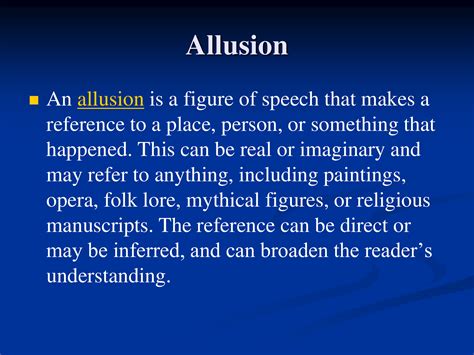 Allusion In Sentence