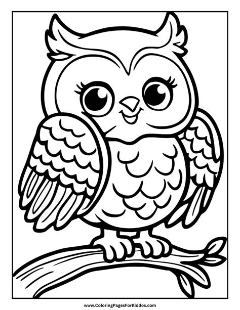 Owl Coloring Pages: 10 Free Printable PDFs