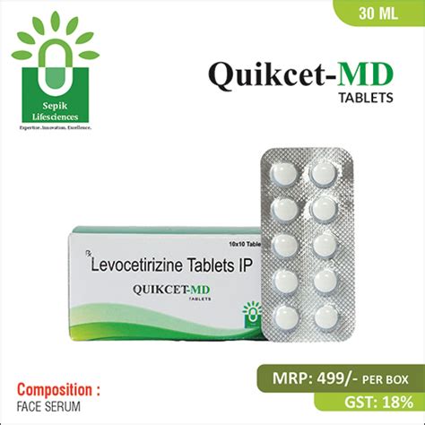 QUIKCET-MD Tablets Sepik Life Sciences