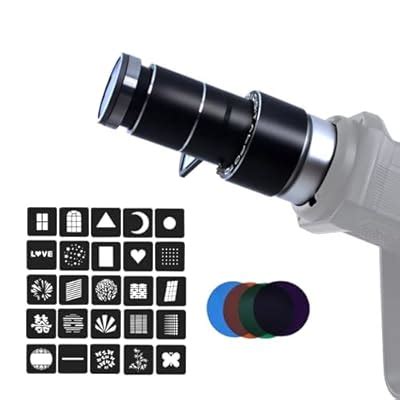 DF DIGITALFOTO Bowens Mount Optical Snoot, 4 Color Filters, 25 India | Ubuy