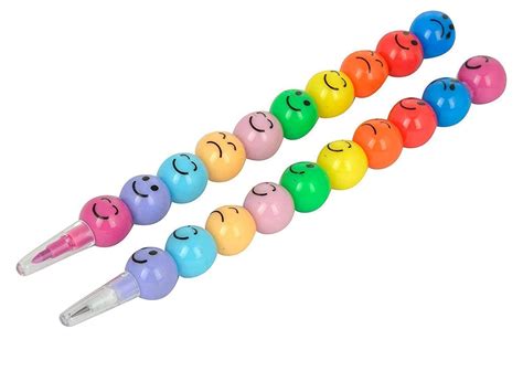 JELLIFY Stack Smiley Pencil and Crayons for Kids/Boys/girls Birthday ...