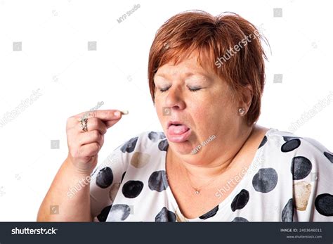 Overweight Fifty Something Woman Making Disgusted Stock Photo 2403646011 | Shutterstock