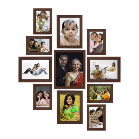 Amazon Brand - Solimo Collage Photo Frames, Set of 11,Wall Hanging (6 ...