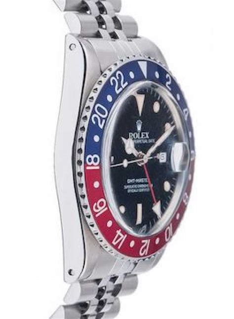 Rolex GMT Master red blue Pepsi steel automatic Jubilee bracelet 40mm ...