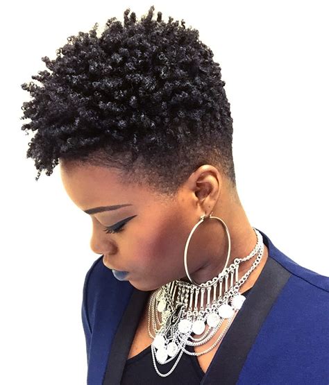 Short Tapered Natural Hairstyles