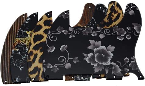 Buy Dopro 5 Hole Tele Blank Guitar 3D Printed plastic Pickguard Scratch ...