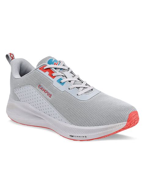 Buy Running Shoes For Men: Bolt-L-Gry-Red | Campus Shoes
