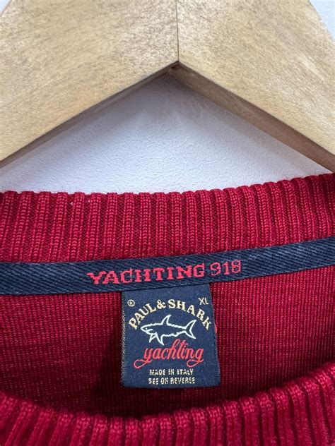 Paul & Shark Wool Red Sweater Pullover Men's Size XL | eBay