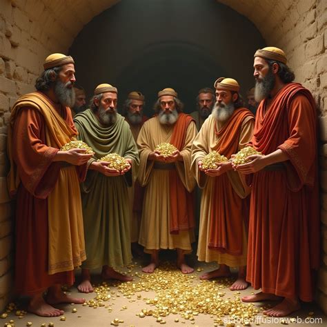 the israelites set out on their journeys the scene shows the tabernacle ...