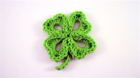 crochet 4 leaf clover
