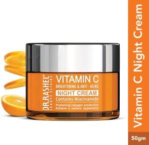 DR.RASHEL Vitamin C Night Cream for Brightening & Anti - Aging Contains ...