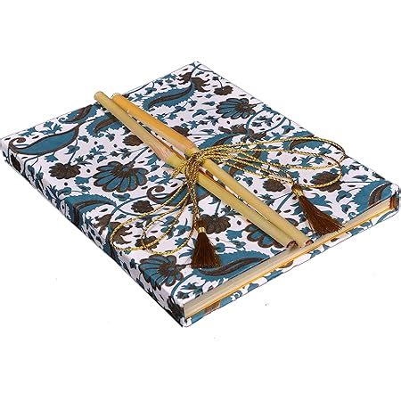 RJKART Handcrafted Bamboo Cover Lock Paper Diary Writing Note Books ...
