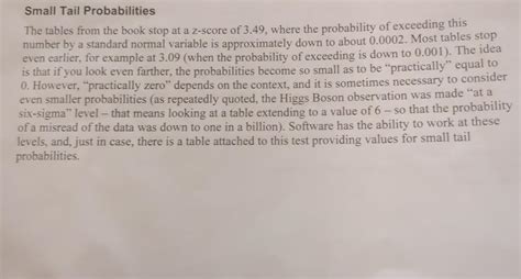 Small For Small Probabilities