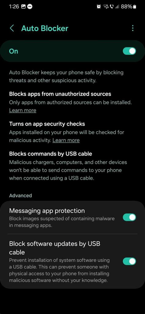 Image result for How to Turn Off Auto Blocker On Android