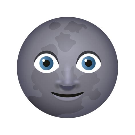 Full Moon Emoji