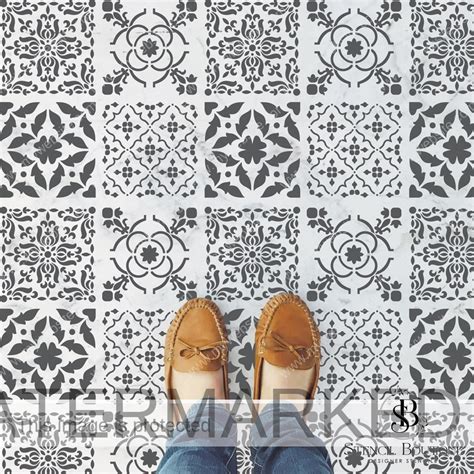 Moroccan Paradise Tile Stencil - Stencil Boutique