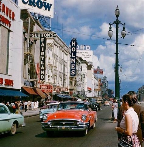 Canal Street 1950’s ️ | Crescent city, New orleans, Photo
