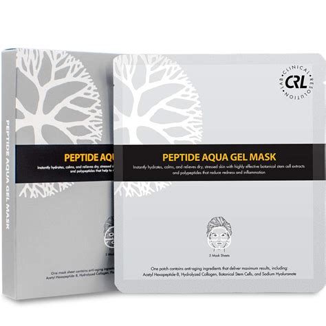 Buy CRL Peptide Aqua Gel Mask 5 Pack, Instant Hydration, Soothing ...
