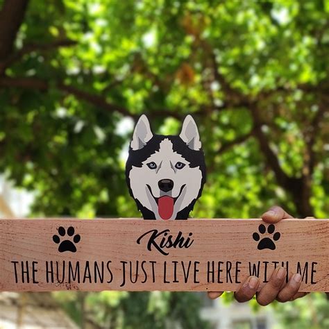 Pet Nameplate - Siberian Husky | Decography