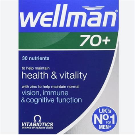 WELLMAN 70+ TABS 30S