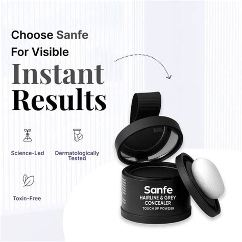Sanfe Hairline & Gray Concealer Touch Up Powder | Instant Cover
