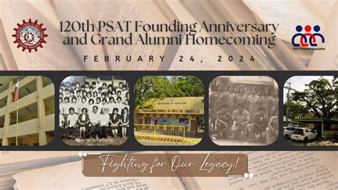 120th PSAT Founding Anniversary and Grand Alumni Homecoming, Narciso ...