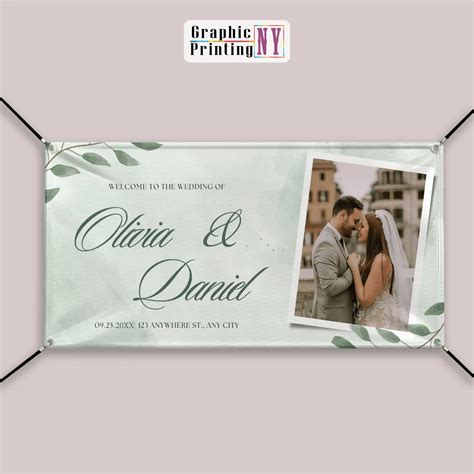 Wedding Banner | Custom Wedding Sign & Decor | Free Shipping