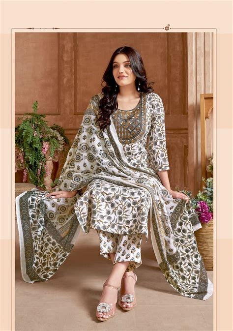 Miss World Sweet Girl Vol 1 Heavy Cotton Printed Dress Material