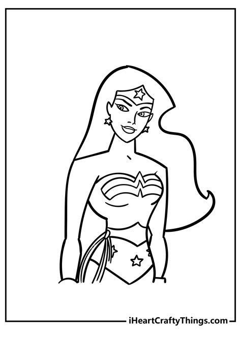 Free Printable Wonder Woman Coloring Pages