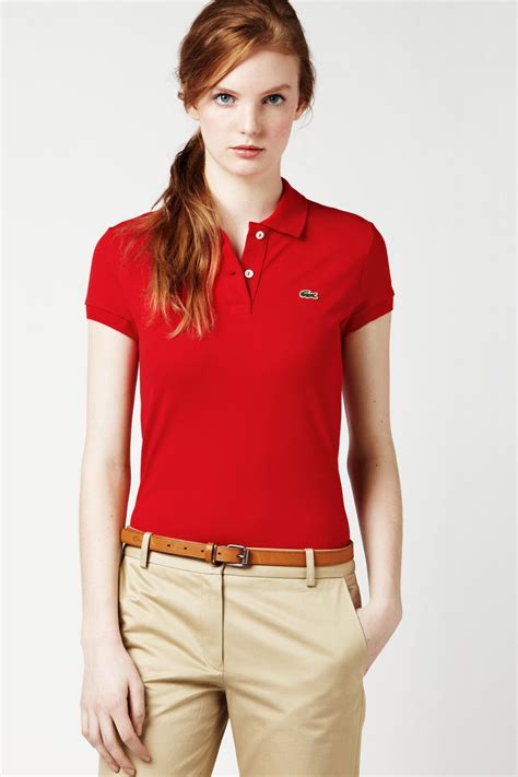 LACOSTE - New Digital Boutique | Shirt outfit women, Polo shirt outfit ...