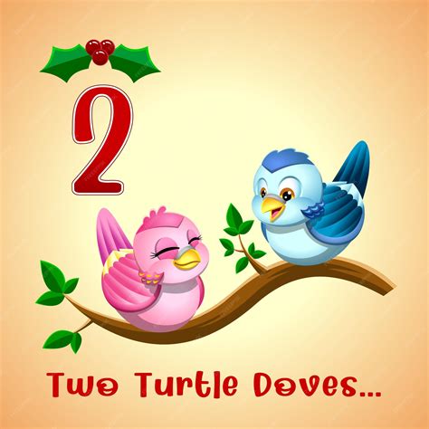 Two Turtle Doves Clip Art