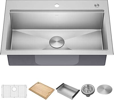 KRAUS Kore 32-Inch Drop In/Undermount Workstation 18 India | Ubuy