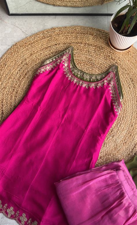 Aisha pink halter neck dress with plazzo and dupata – colorkosh