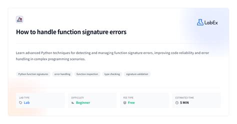 Image result for Function Signature Python