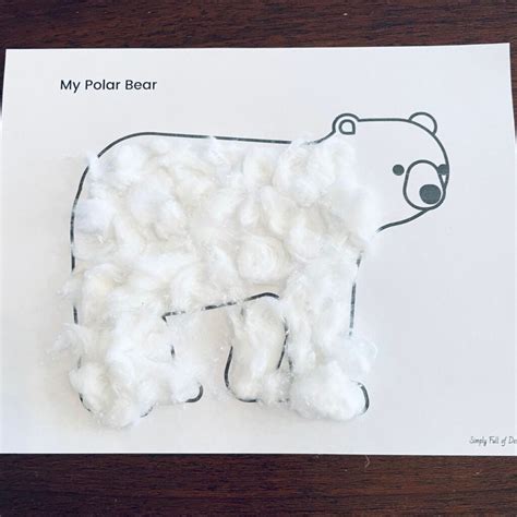 Free Polar Bear Printable (with Craft Ideas!) - Simply Full of Delight