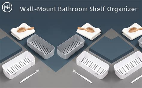 MorivaHomes Multipurpose Self-Adhesive ABS Bathroom Wall Mounted ...