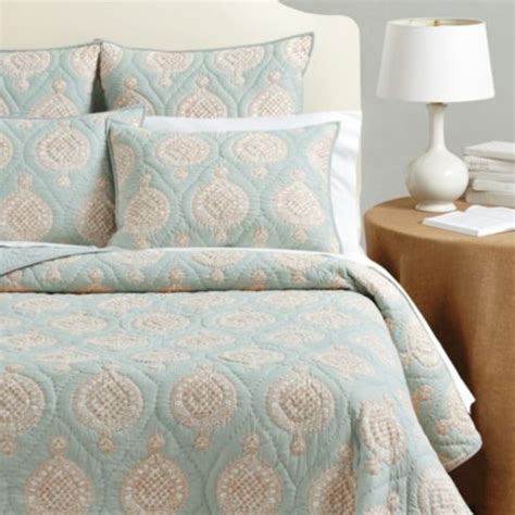 Ingrid Block Print Quilted Bedding | Ballard Designs