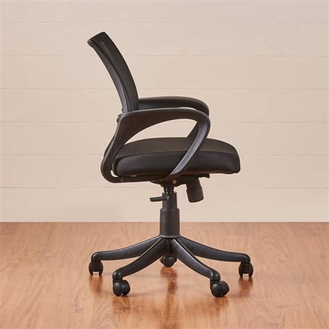 Buy Lewis Nxt Mesh Medium Back Office Chair - Black from Home Centre at ...