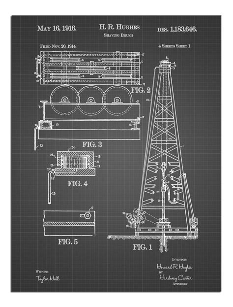 JP London Solvent Free Poster Art Print PAPJSG10 Texas Oil Rig Drilling ...