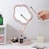 Buy VIHM Flower-Shaped Makeup Mirror, Rotatable Makeup Mirror with Tray ...