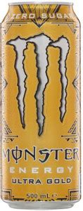 Monster Energy Ultra Gold Zero Sugar Energy Drink Imported Energy Drink ...