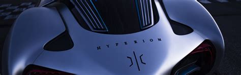 Download wallpaper hypercar, rear view, Hyperion XP-1, section supercar ...