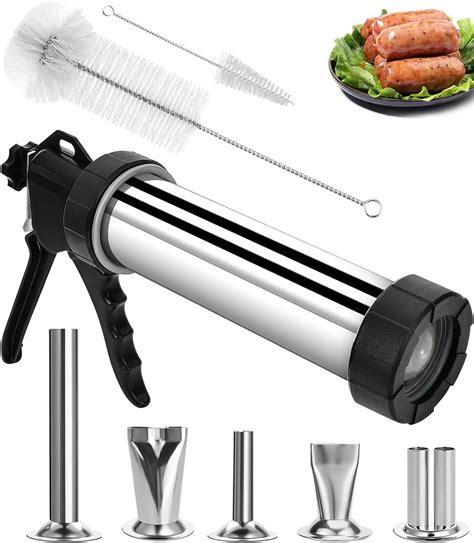 Amazon.com: Jerky Gun for Ground Meat, Beef Jerky Making Kit, Stainless ...