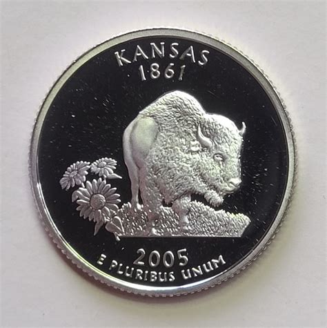 Statehood Quarter 2005-S Kansas SILVER Proof-65 (GEM) - For Sale, Buy ...