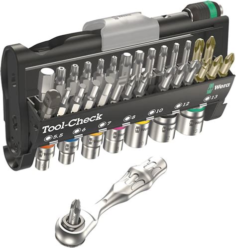 05073220001 Wera | Wera 1/4 in Hexagon Phillips, Pozidriv, Slotted ...