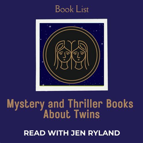 Mystery and Thriller Books about Twins - Jen Ryland Reviews