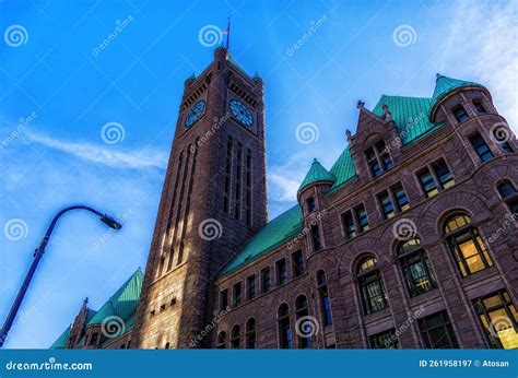 Minneapolis Municipal Building in Minnesota, USA Stock Image - Image of ...