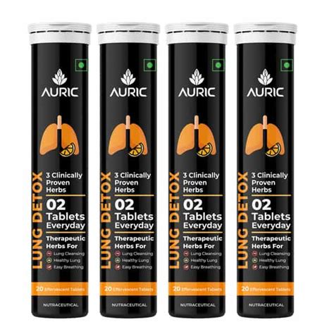 Buy LUNG DETOX EFFERVESCENT TABLET- DROP FIZZ & DRINK PACK OF 80 TABLET ...